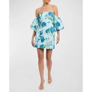 Floral Off-Shoulder Midi Dress
